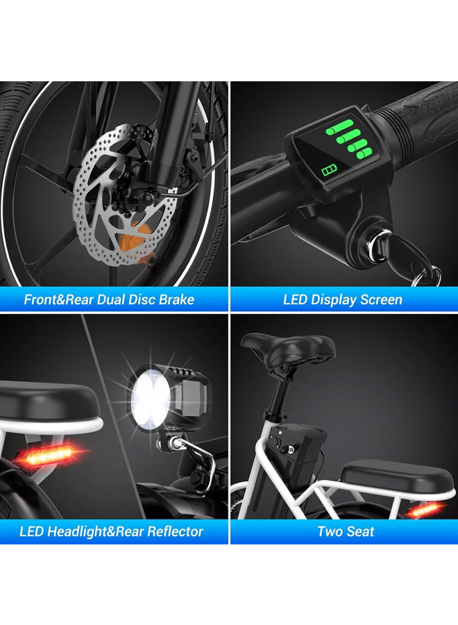 WINDHORSE W2B Folding Electric Bike with 350W High Speed Motor, 36V 8AH Battery, 40 KM/H Speed, 35 KM Range 5 WINDHORSE W2B Folding Electric Bike with 350W High Speed Motor, 36V 8AH Battery, 40 KM/H Speed, 35 KM Range - Image 5