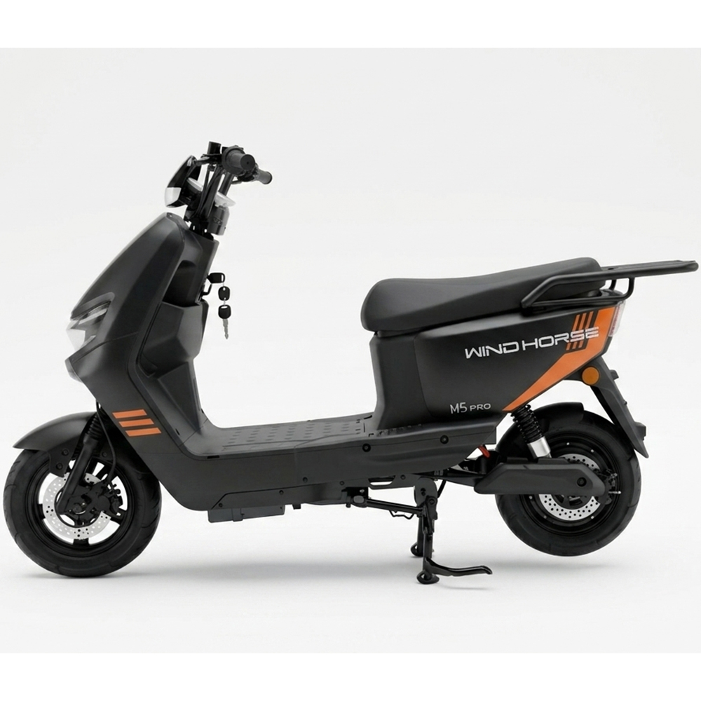 WIND HORSE M5 Pro Electric Bike 1500W Powerful Motor, 80KM/H High-Speed, 60V 20Ah, 50KM Range, 14-Inch Tires, Carbon Alloy Frame, NFC Smart Keys, Dual Suspension – Ultra Performance E-Bike for Adults 4 WIND HORSE M5 Pro Electric Bike 1500W Powerful Motor, 80KM/H High-Speed, 60V 20Ah, 50KM Range, 14-Inch Tires, Carbon Alloy Frame, NFC Smart Keys, Dual Suspension – Ultra Performance E-Bike for Adults - الصورة 4