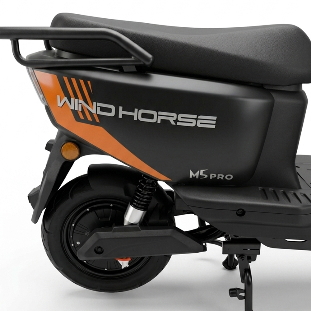 WIND HORSE M5 Pro Electric Bike 1500W Powerful Motor, 80KM/H High-Speed, 60V 20Ah, 50KM Range, 14-Inch Tires, Carbon Alloy Frame, NFC Smart Keys, Dual Suspension – Ultra Performance E-Bike for Adults 9 WIND HORSE M5 Pro Electric Bike 1500W Powerful Motor, 80KM/H High-Speed, 60V 20Ah, 50KM Range, 14-Inch Tires, Carbon Alloy Frame, NFC Smart Keys, Dual Suspension – Ultra Performance E-Bike for Adults - الصورة 9