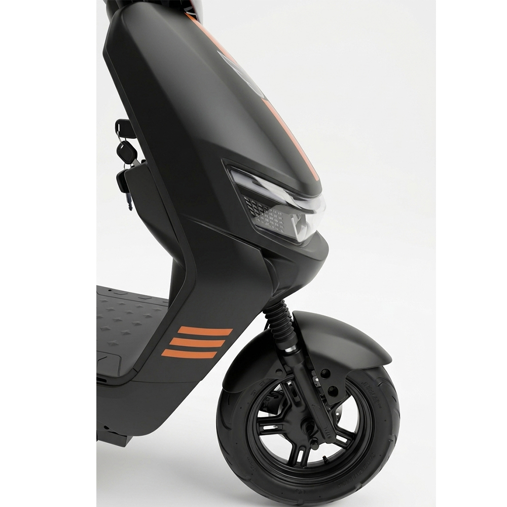WIND HORSE M5 Pro Electric Bike 1500W Powerful Motor, 80KM/H High-Speed, 60V 20Ah, 50KM Range, 14-Inch Tires, Carbon Alloy Frame, NFC Smart Keys, Dual Suspension – Ultra Performance E-Bike for Adults 8 WIND HORSE M5 Pro Electric Bike 1500W Powerful Motor, 80KM/H High-Speed, 60V 20Ah, 50KM Range, 14-Inch Tires, Carbon Alloy Frame, NFC Smart Keys, Dual Suspension – Ultra Performance E-Bike for Adults - الصورة 8