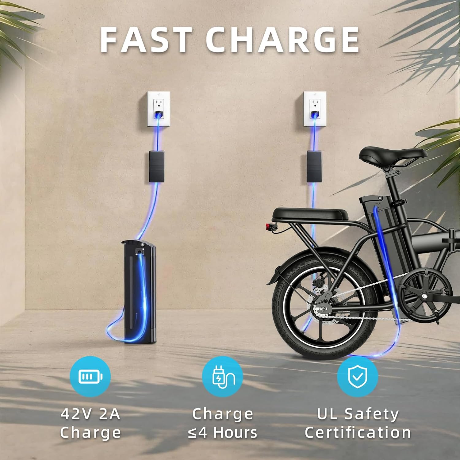 WINDHORSE W2A Folding Electric Bike with 350W High Speed Motor, 36V 8AH Battery, 40 KM/H Speed, 35 KM Range 6 WINDHORSE W2A Folding Electric Bike with 350W High Speed Motor, 36V 8AH Battery, 40 KM/H Speed, 35 KM Range - الصورة 6