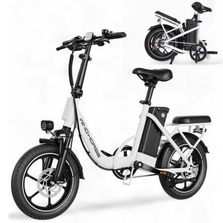 Home 20 WINDHORSE W2B Folding Electric Bike with 350W High Speed Motor, 36V 8AH Battery, 40 KM/H Speed, 35 KM Range