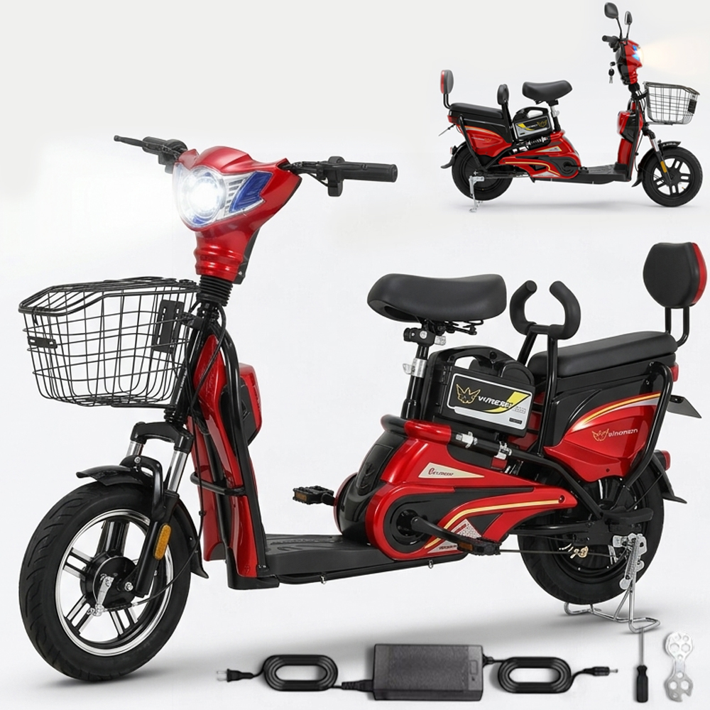 WINDHORSE M1 Electric Bike 400W Motor, 48V 12Ah Battery, 55KM/H Max Speed