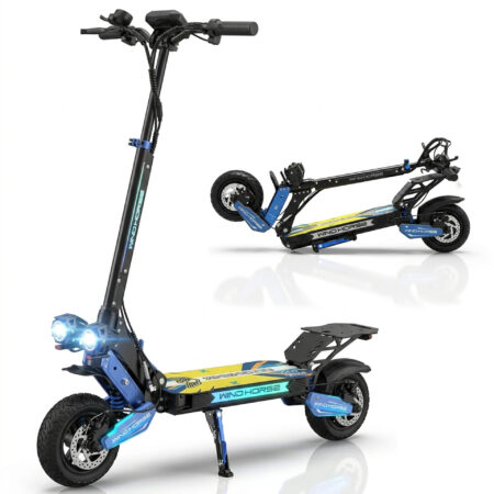 Home 23 WINDHORSE H7 Electric Scooter 1500W Powerful Motor, 48V 13Ah Battery, 60KM/H High Speed, 50KM Range