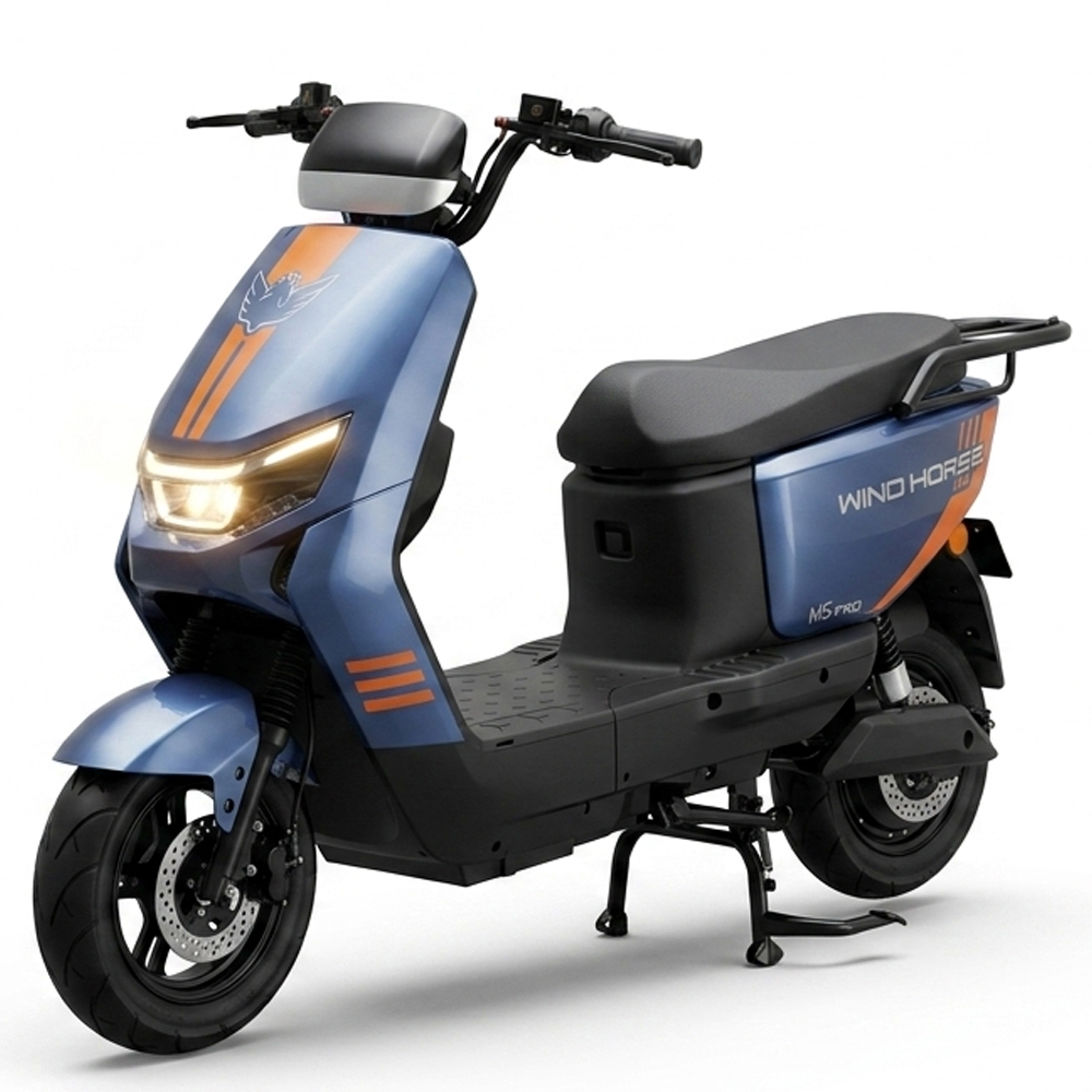 WIND HORSE M5 Pro Electric Bike 1500W Powerful Motor, 80KM/H High-Speed, 60V 20Ah, 50KM Range, 14-Inch Tires, Carbon Alloy Frame, NFC Smart Keys, Dual Suspension – Ultra Performance E-Bike for Adults 35 WIND HORSE M5 Pro Electric Bike 1500W Powerful Motor, 80KM/H High-Speed, 60V 20Ah, 50KM Range, 14-Inch Tires, Carbon Alloy Frame, NFC Smart Keys, Dual Suspension – Ultra Performance E-Bike for Adults - الصورة 35
