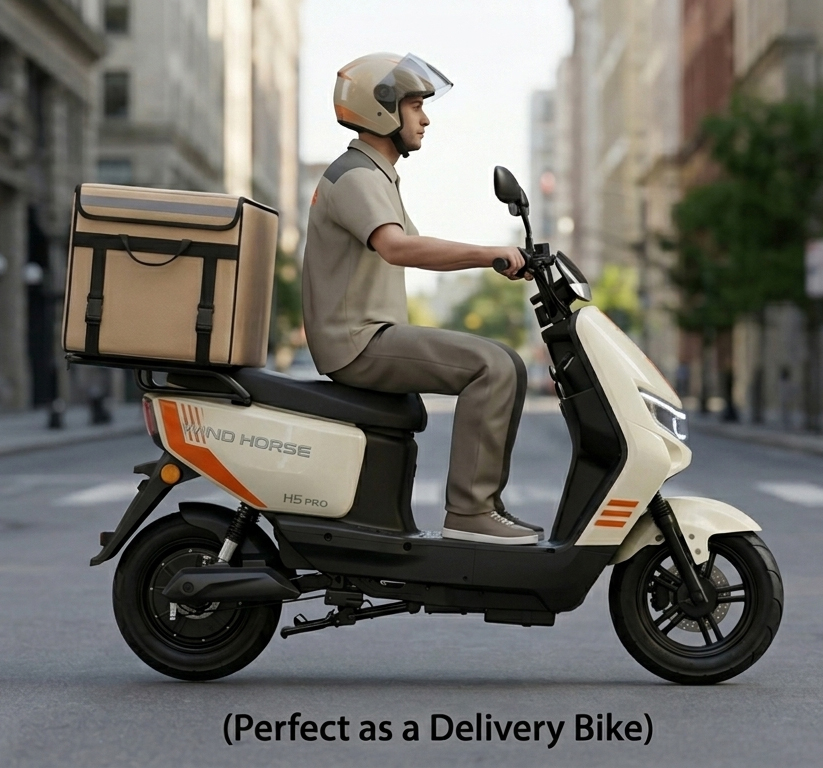 WIND HORSE M5 Pro Electric Bike 1500W Powerful Motor, 80KM/H High-Speed, 60V 20Ah, 50KM Range, 14-Inch Tires, Carbon Alloy Frame, NFC Smart Keys, Dual Suspension – Ultra Performance E-Bike for Adults 11 WIND HORSE M5 Pro Electric Bike 1500W Powerful Motor, 80KM/H High-Speed, 60V 20Ah, 50KM Range, 14-Inch Tires, Carbon Alloy Frame, NFC Smart Keys, Dual Suspension – Ultra Performance E-Bike for Adults - الصورة 11