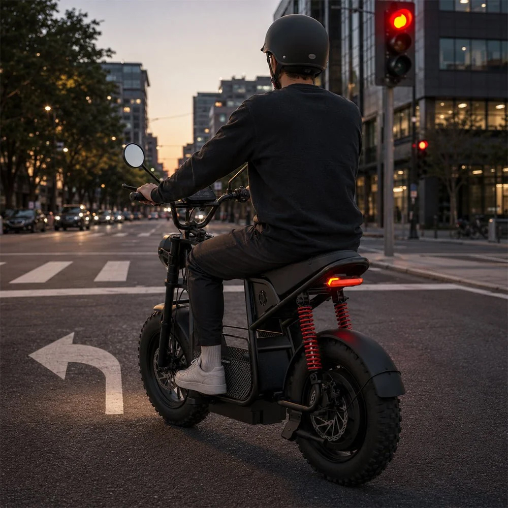 WINDHORSE D1 Electric Bike for Adults, 800W Motor (1500W Peak Power), 50KM/H Speed, 50KM Range, 48V 15Ah Removable Battery, 16 x 4 Inch Fat Tires, Remote Unlock, LCD Display, Bluetooth Speaker, Artificial Engine Sound, Anti Theft System 12 WINDHORSE D1 Electric Bike for Adults, 800W Motor (1500W Peak Power), 50KM/H Speed, 50KM Range, 48V 15Ah Removable Battery, 16 x 4 Inch Fat Tires, Remote Unlock, LCD Display, Bluetooth Speaker, Artificial Engine Sound, Anti Theft System - Image 12