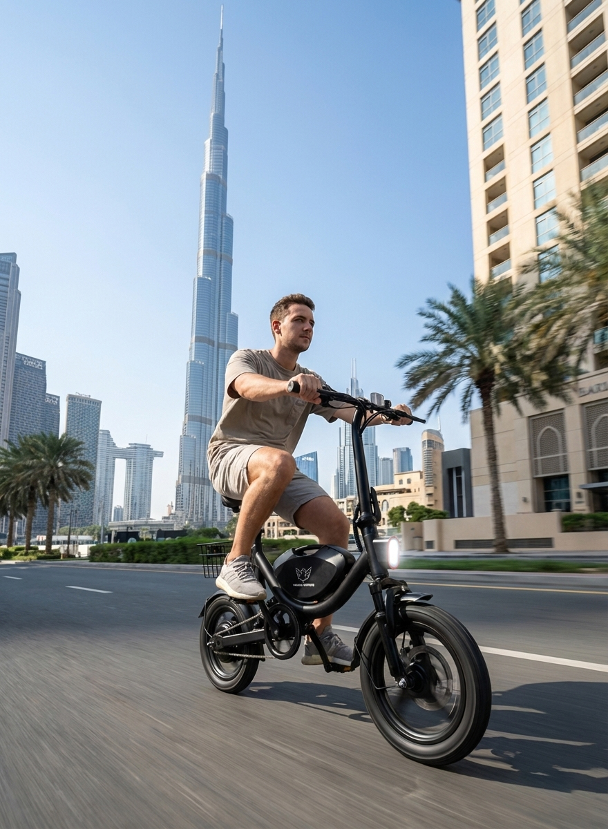 WINDHORSE W3 Electric Bike 500W Brushless Hub Motor, 40 KMH Max Speed, 25-35 KM Range with 36V 8AH Battery 3 WINDHORSE W3 Electric Bike 500W Brushless Hub Motor, 40 KMH Max Speed, 25-35 KM Range with 36V 8AH Battery - الصورة 3