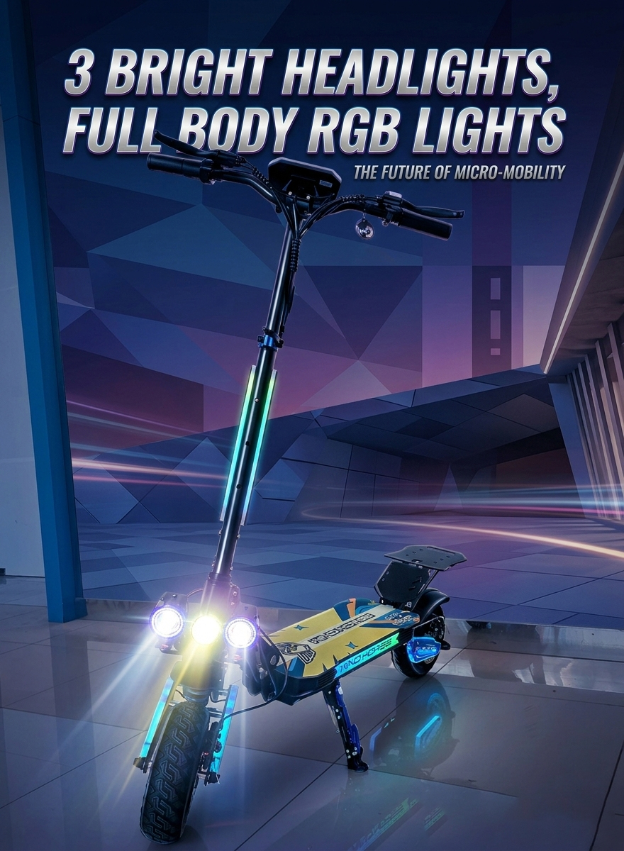WINDHORSE H7 Electric Scooter 1500W Powerful Motor, 48V 13Ah Battery, 60KM/H High Speed, 50KM Range 5 WINDHORSE H7 Electric Scooter 1500W Powerful Motor, 48V 13Ah Battery, 60KM/H High Speed, 50KM Range - Image 5