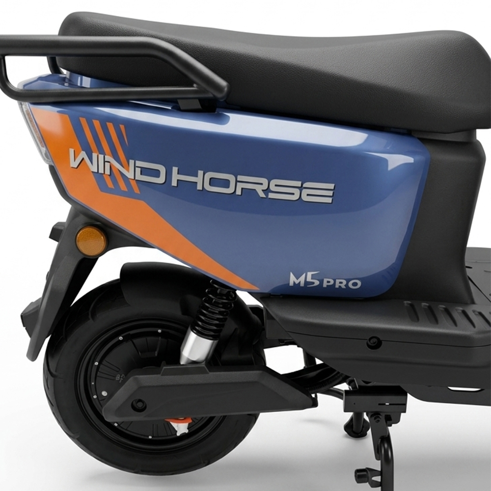 WIND HORSE M5 Pro Electric Bike 1500W Powerful Motor, 80KM/H High-Speed, 60V 20Ah, 50KM Range, 14-Inch Tires, Carbon Alloy Frame, NFC Smart Keys, Dual Suspension – Ultra Performance E-Bike for Adults 22 WIND HORSE M5 Pro Electric Bike 1500W Powerful Motor, 80KM/H High-Speed, 60V 20Ah, 50KM Range, 14-Inch Tires, Carbon Alloy Frame, NFC Smart Keys, Dual Suspension – Ultra Performance E-Bike for Adults - الصورة 22