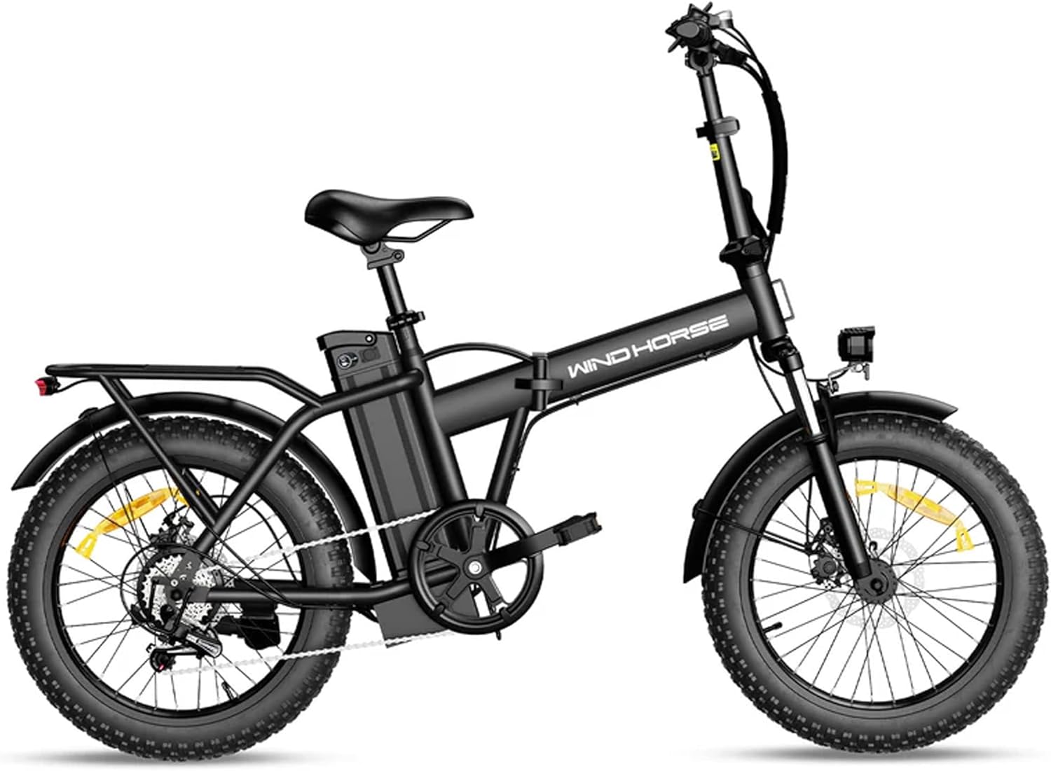 WINDHORSE W4A Electric Folding Bike 720W Motor, 48V 15.6Ah Removable Battery, 40KM/H Top Speed, 60-80KM Range, 20-Inch Tires 14 WINDHORSE W4A Electric Folding Bike 720W Motor, 48V 15.6Ah Removable Battery, 40KM/H Top Speed, 60-80KM Range, 20-Inch Tires - الصورة 14
