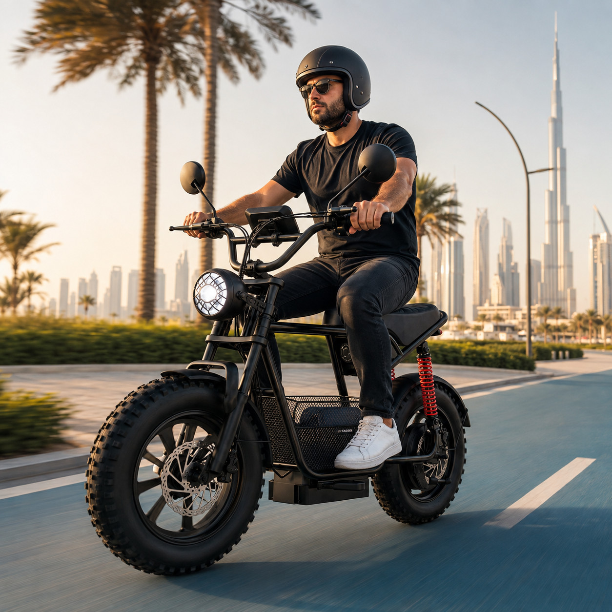 WINDHORSE D1 Electric Bike for Adults, 800W Motor (1500W Peak Power), 50KM/H Speed, 50KM Range, 48V 15Ah Removable Battery, 16 x 4 Inch Fat Tires, Remote Unlock, LCD Display, Bluetooth Speaker, Artificial Engine Sound, Anti Theft System 16 WINDHORSE D1 Electric Bike for Adults, 800W Motor (1500W Peak Power), 50KM/H Speed, 50KM Range, 48V 15Ah Removable Battery, 16 x 4 Inch Fat Tires, Remote Unlock, LCD Display, Bluetooth Speaker, Artificial Engine Sound, Anti Theft System - Image 16