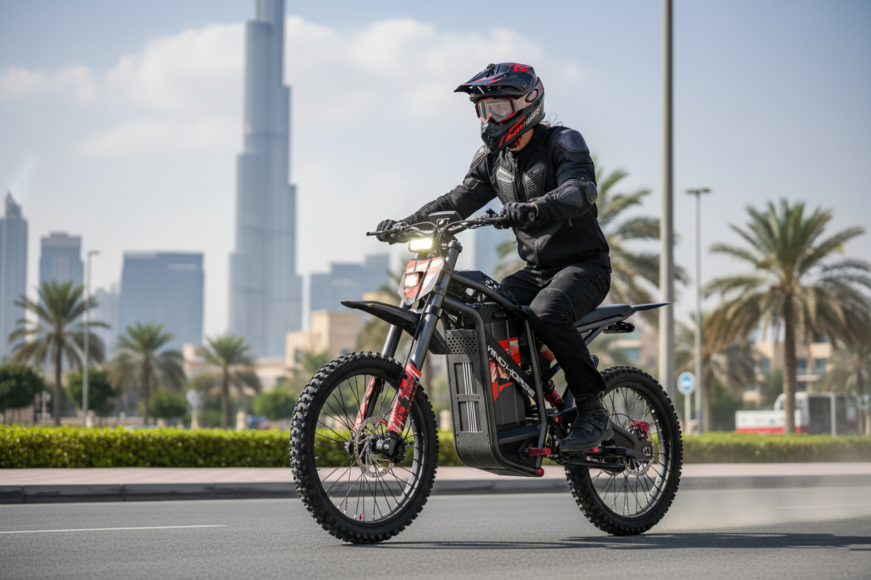 WINDHORSE Y1 Electric Dirt Bike 3000W, 95KM/H Speed, 60V 35Ah Removable Battery, 70KM Range, Artificial Engine Sound 3 WINDHORSE Y1 Electric Dirt Bike 3000W, 95KM/H Speed, 60V 35Ah Removable Battery, 70KM Range, Artificial Engine Sound - الصورة 3