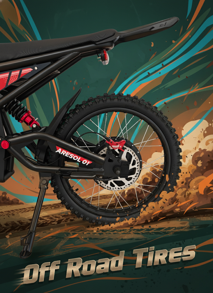 WINDHORSE Y1 Electric Dirt Bike 3000W, 95KM/H Speed, 60V 35Ah Removable Battery, 70KM Range, Artificial Engine Sound 5 WINDHORSE Y1 Electric Dirt Bike 3000W, 95KM/H Speed, 60V 35Ah Removable Battery, 70KM Range, Artificial Engine Sound - الصورة 5