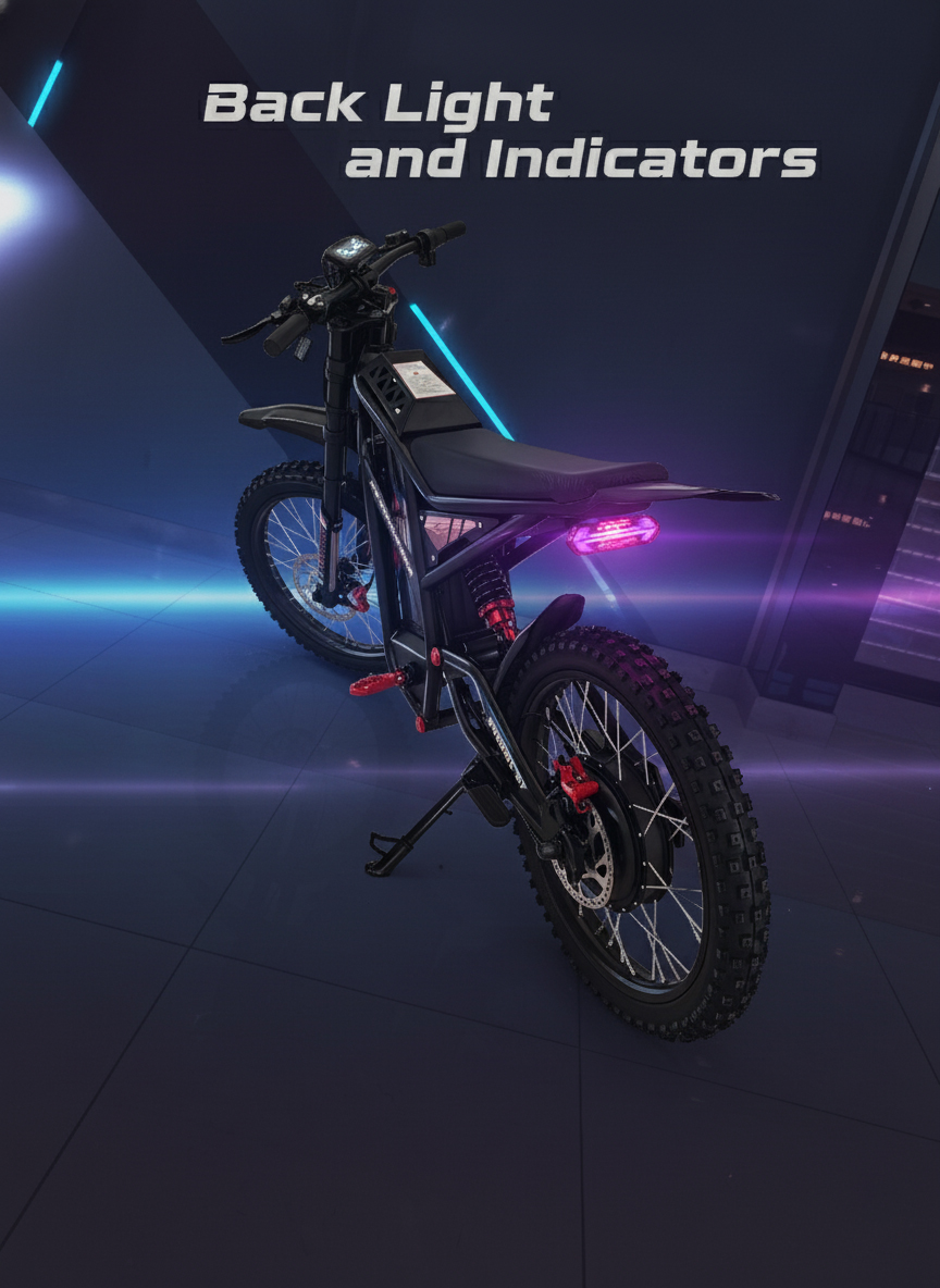 WINDHORSE Y1 Electric Dirt Bike 3000W, 95KM/H Speed, 60V 35Ah Removable Battery, 70KM Range, Artificial Engine Sound 9 WINDHORSE Y1 Electric Dirt Bike 3000W, 95KM/H Speed, 60V 35Ah Removable Battery, 70KM Range, Artificial Engine Sound - الصورة 9