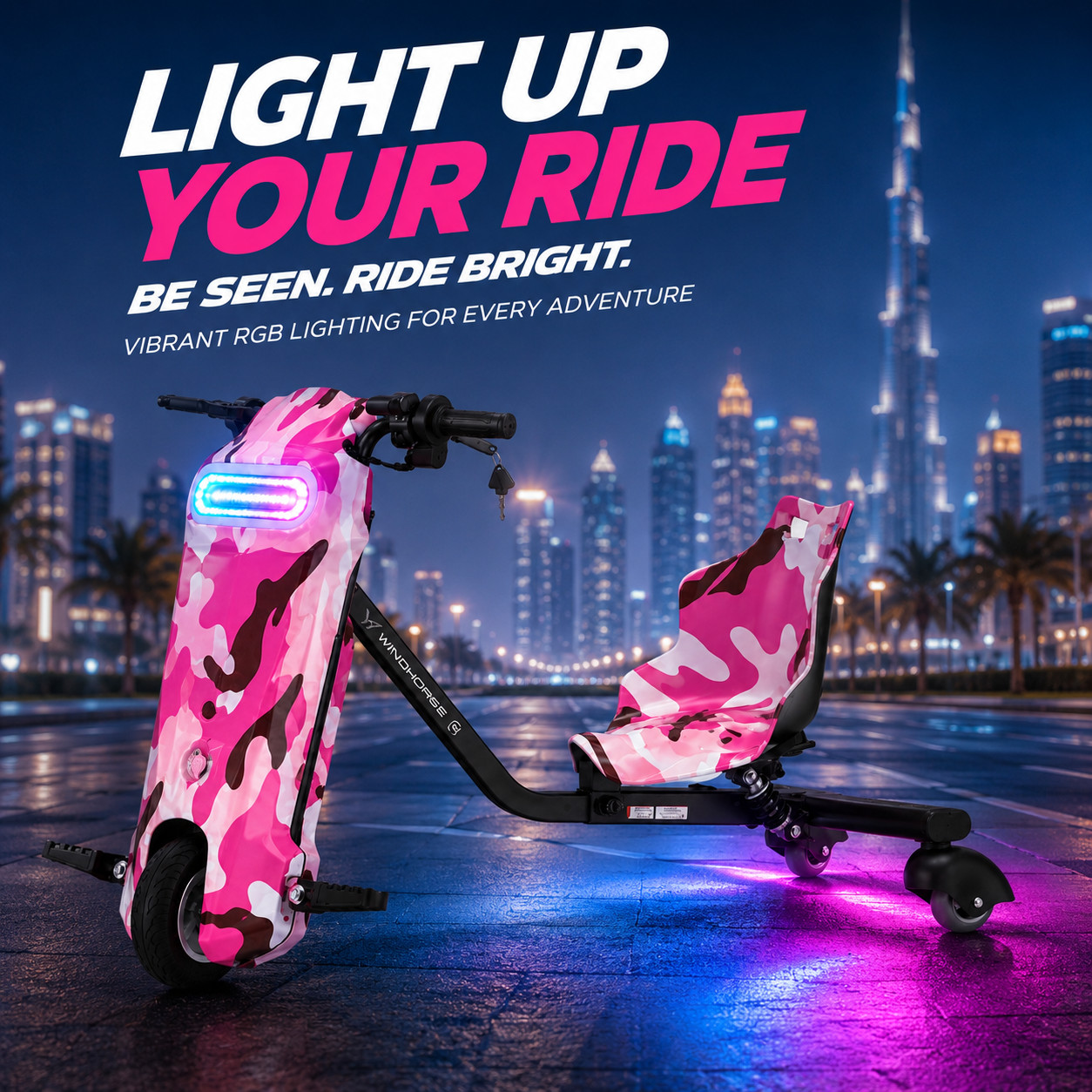 WINDHORSE P1 Pro Electric Drift Scooter for Kids & Adults 3 WINDHORSE P1 Pro Electric Drift Scooter for Kids & Adults - Image 3