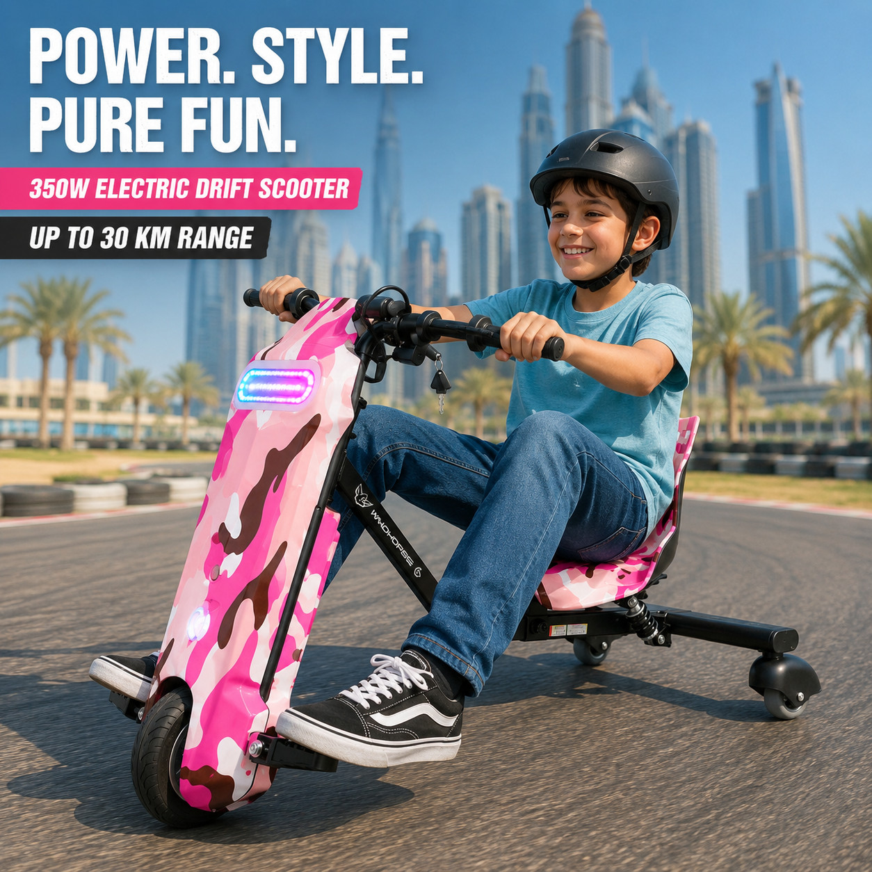 WINDHORSE P1 Pro Electric Drift Scooter for Kids & Adults 4 WINDHORSE P1 Pro Electric Drift Scooter for Kids & Adults - Image 4
