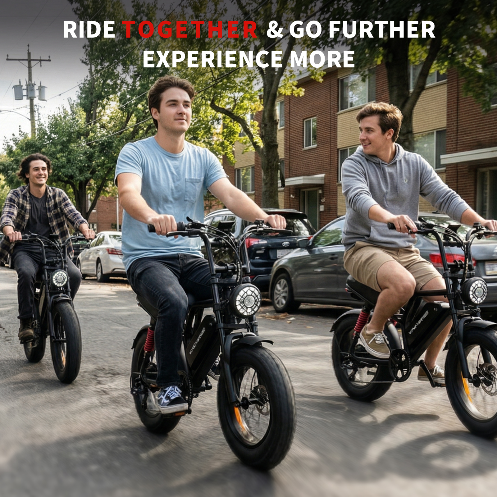 WINDHORSE V8 Mini Electric Bike 750W Motor (1255W Peak Power) – 48V 15.6Ah Battery, 50KM/H Speed, 60KM Range, Bluetooth Speaker, Artificial Engine Sound, Dual Disc Brakes 10 WINDHORSE V8 Mini Electric Bike 750W Motor (1255W Peak Power) – 48V 15.6Ah Battery, 50KM/H Speed, 60KM Range, Bluetooth Speaker, Artificial Engine Sound, Dual Disc Brakes - الصورة 10